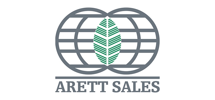 Arett logo grey green